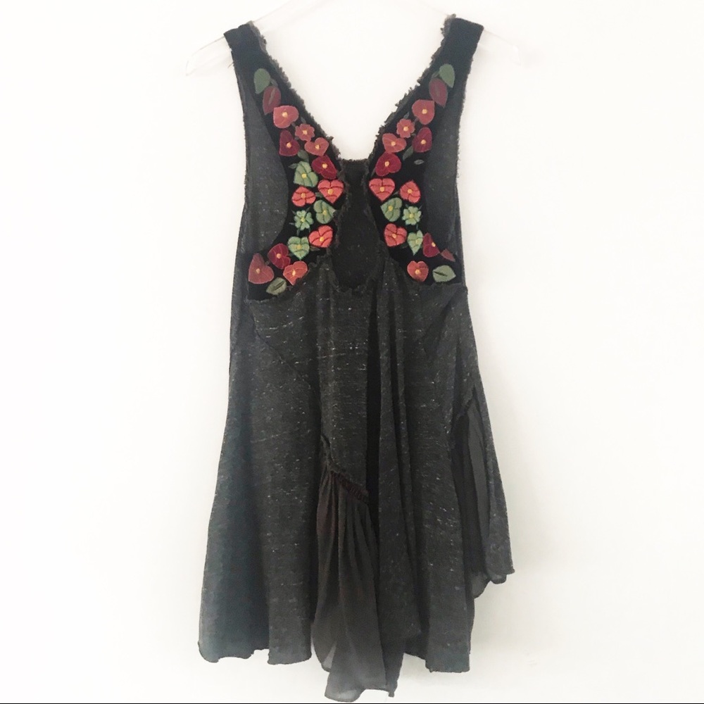 FREE PEOPLE Embroidered Flower Dress, Sz. S/P.
